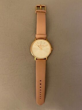 Michael Kors Pyper Rose Gold-Tone Leather Watch 38mm